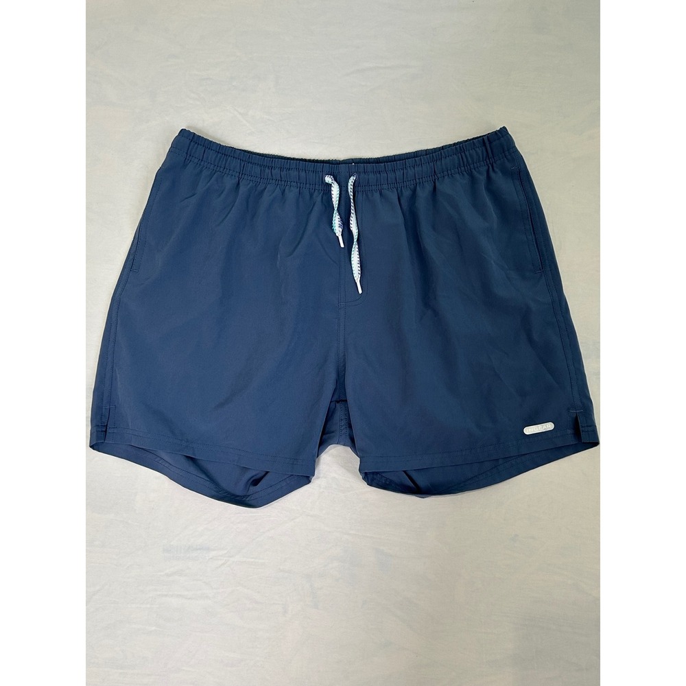 Ingear Swim Mens Board Shorts Navy Blue Mesh Lined Stretch Swim Trunks XXL 40-42